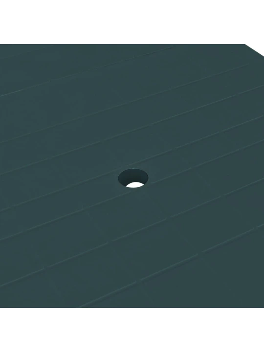 Sodo stalas, žalias, 210x96x72cm, plastikas