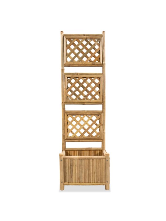 Lovelis su bambukiniu treliažu, 40cm, aukštas