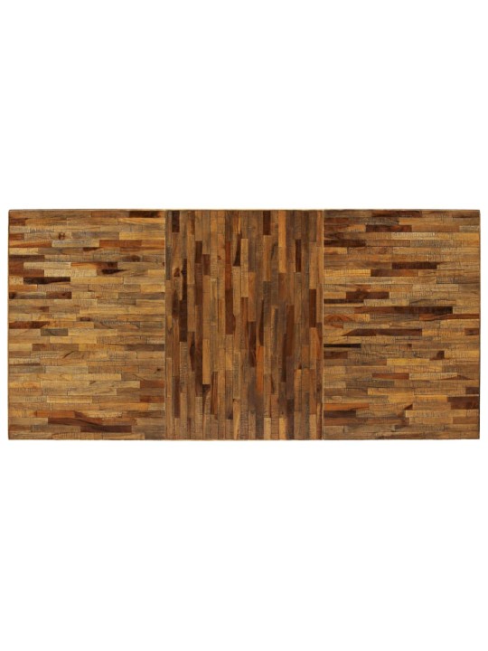 Valgomojo stalas, perdirbtas tikmedis ir plienas, 180x90x76cm