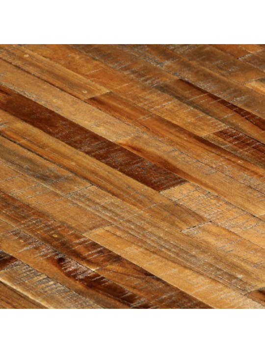 Valgomojo stalas, perdirbtas tikmedis ir plienas, 180x90x76cm