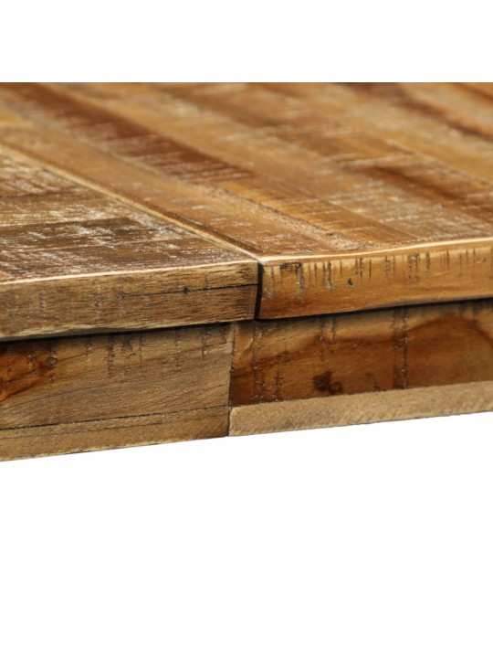 Valgomojo stalas, perdirbtas tikmedis ir plienas, 180x90x76cm
