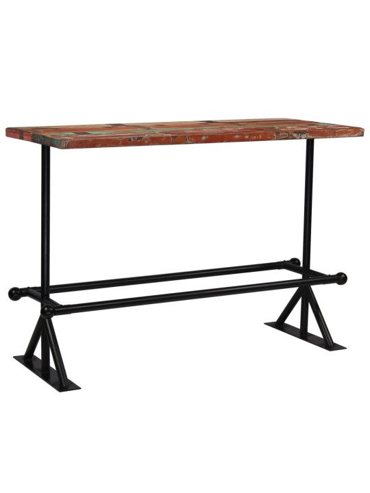 Baro stalas, perdirbta mediena, įvairių spalvų, 150x70x107cm
