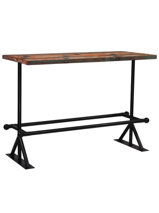 Baro stalas, perdirbta mediena, įvairių spalvų, 150x70x107cm