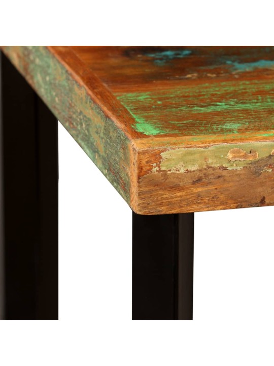 Baro stalas, perdirbtos medienos masyvas, 60x60x107cm