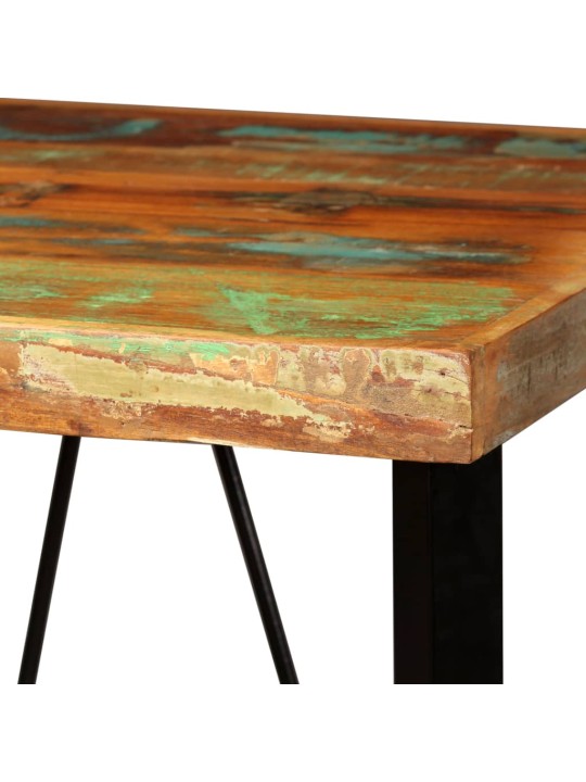 Baro stalas, perdirbtos medienos masyvas, 60x60x107cm