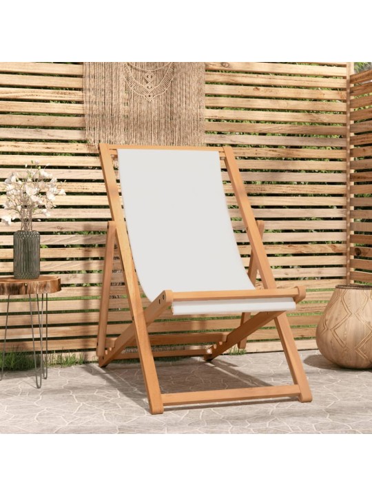 Gultas iš tikmedžio, 56x105x96cm, kreminės spalvos