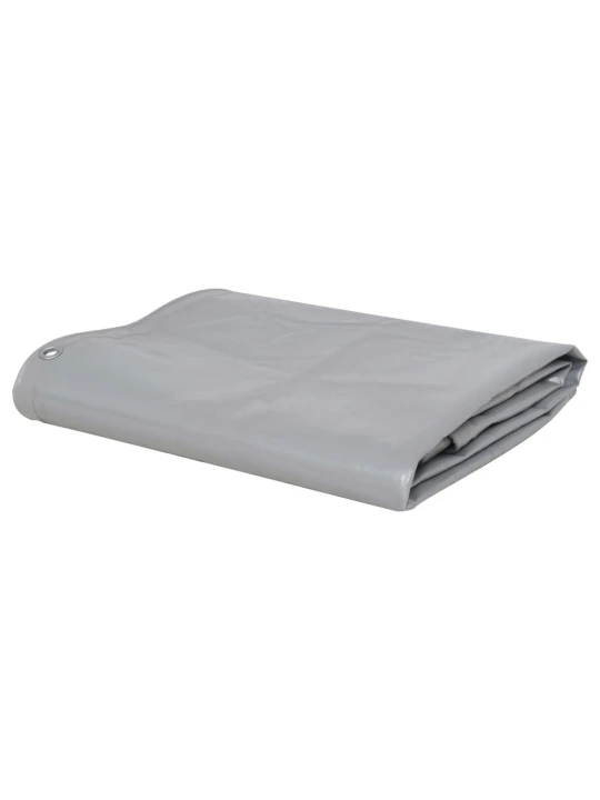 Tentas, pilkos spalvos, 4x5m, 650g/m²