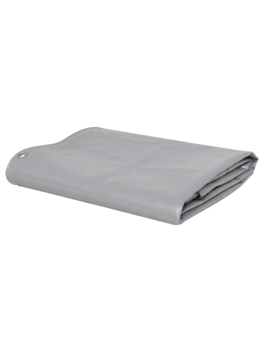 Tentas, pilkos spalvos, 4x7m, 650g/m²