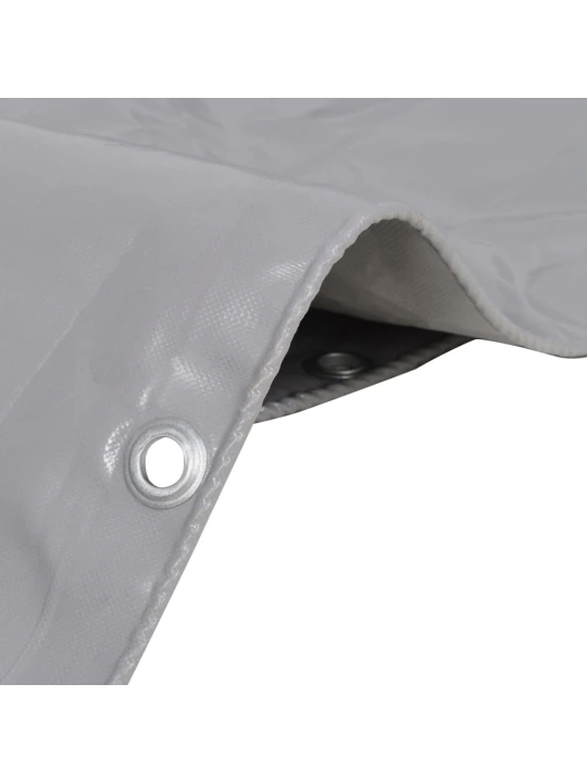 Tentas, pilkos spalvos, 4x7m, 650g/m²