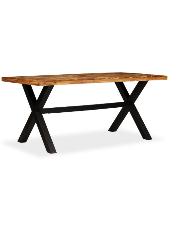 Valgomojo stalas, akacijos ir mango mediena, 180x90x76cm
