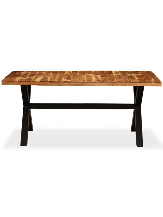 Valgomojo stalas, akacijos ir mango mediena, 180x90x76cm