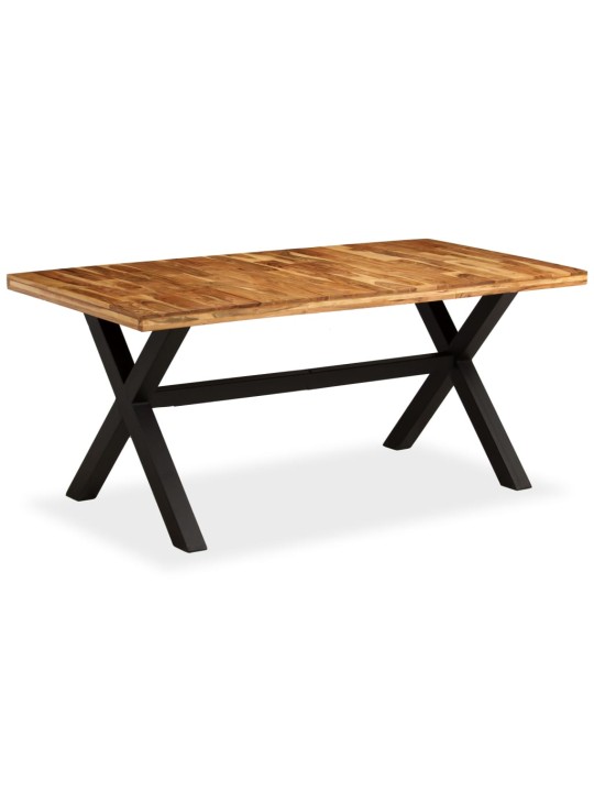 Valgomojo stalas, akacijos ir mango mediena, 180x90x76cm