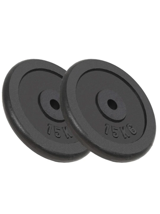 Svoriai, 2vnt., 2x15kg, ketus