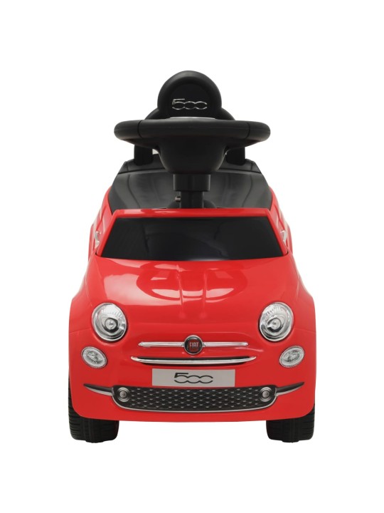 Vaikiškas automobilis Fiat 500, raudonas