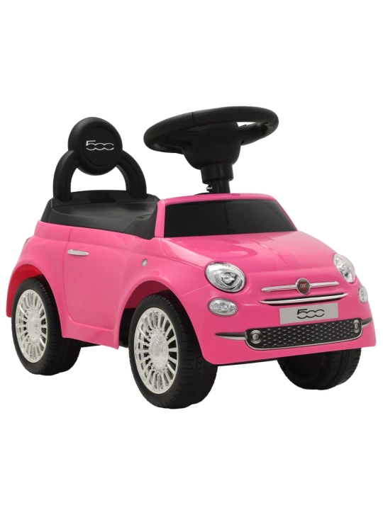 Vaikiškas automobilis Fiat 500, rožinis