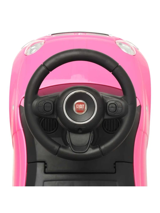 Vaikiškas automobilis Fiat 500, rožinis