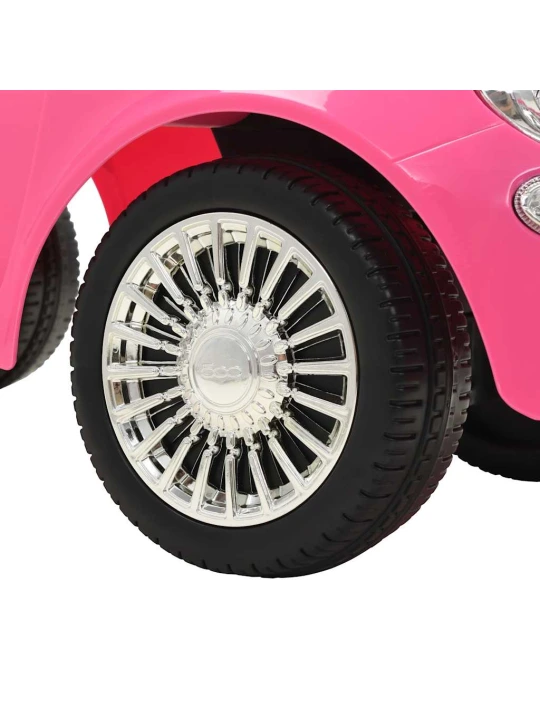 Vaikiškas automobilis Fiat 500, rožinis