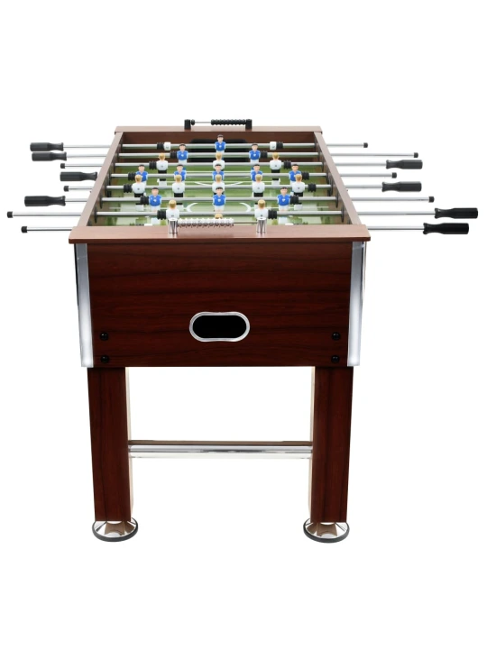 Stalo futbolo stalas, rudas, plienas, 60kg, 140x74,5x87,5cm