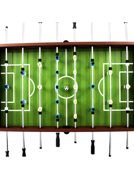 Stalo futbolo stalas, rudas, plienas, 60kg, 140x74,5x87,5cm