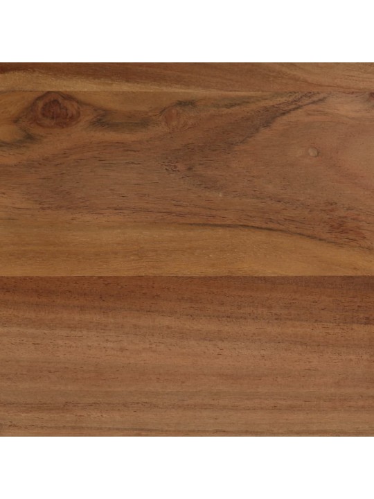 Valgomojo stalas, akacijos med. masyvas ir plienas, 120x60x76cm