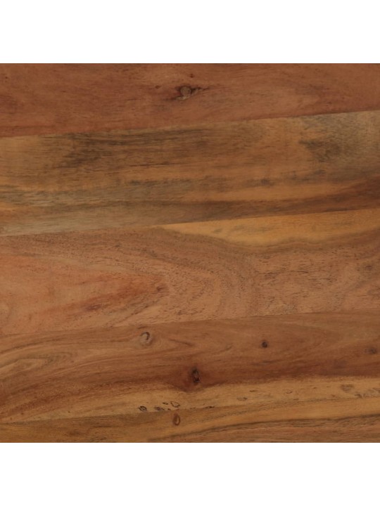 Valgomojo stalas, akacijos med. masyvas ir plienas, 120x60x76cm