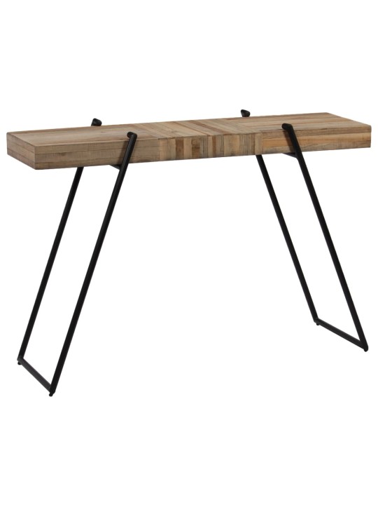 Konsolinis staliukas, 120x35x81cm, perdirbta tikmedžio mediena