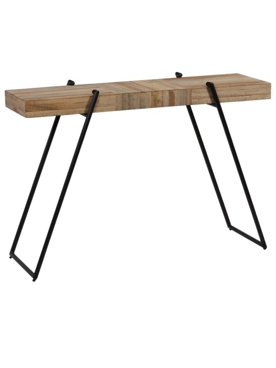 Konsolinis staliukas, 120x35x81cm, perdirbta tikmedžio mediena