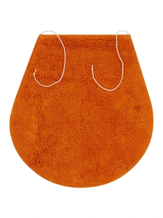 Vonios kilimėlių rinkinys, 3d., oranžinis, audinys