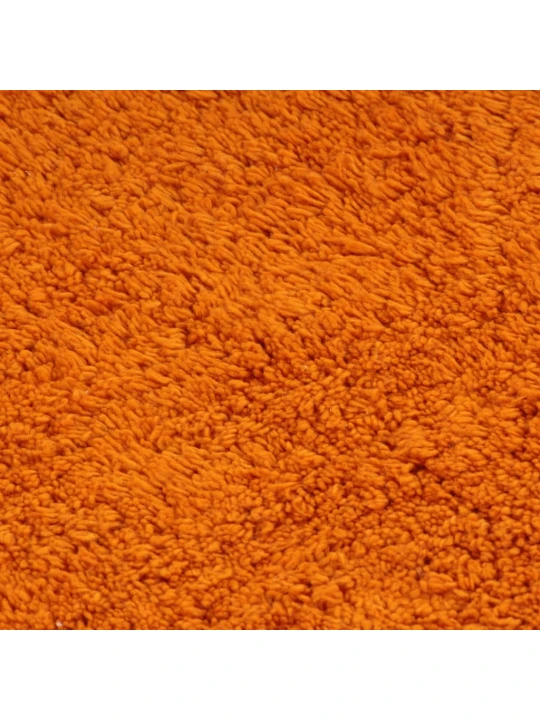 Vonios kilimėlių rinkinys, 3d., oranžinis, audinys