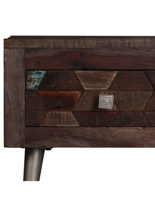 Kavos staliukas, perdirbtos medienos masyvas, 100x60x35cm