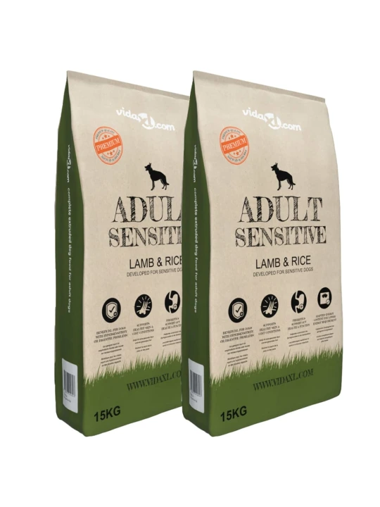 Sausas maistas šunims, Adult Sensitive Lamb & Rice, 2vnt., 30kg
