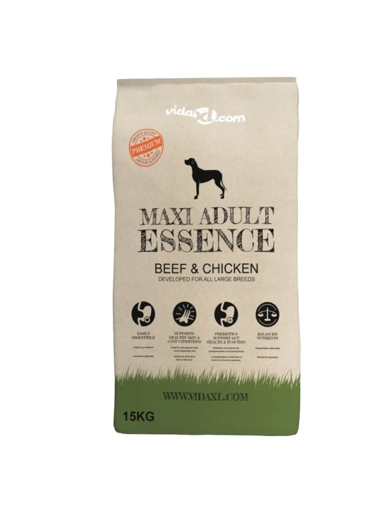Sausas maist. šun., Maxi Adult Essence Beef&Chicken, 2vnt.,30kg