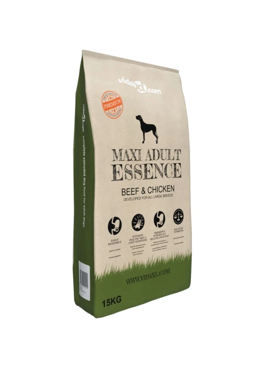 Sausas maist. šun., Maxi Adult Essence Beef&Chicken, 2vnt.,30kg
