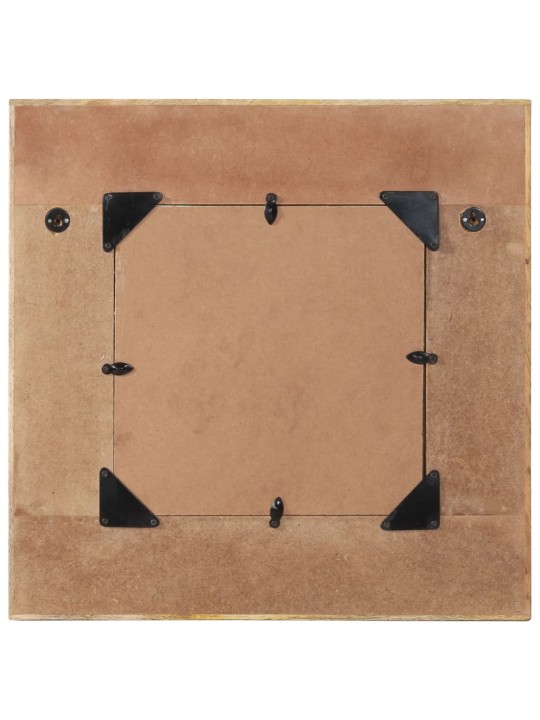 Sieninis veidrodis, perdirbtos medienos masyvas, 60x60cm
