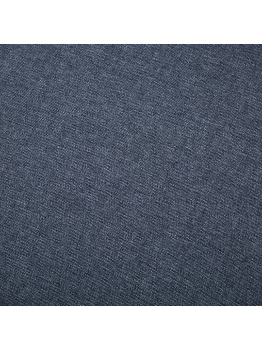 Trivietė sofa, audinys, tamsiai pilka