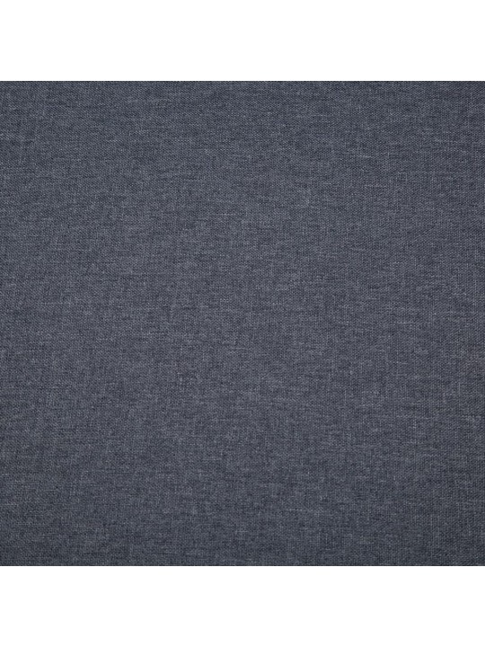 Trivietė sofa, audinio apmušalas, 172x70x82cm, tamsiai pilka