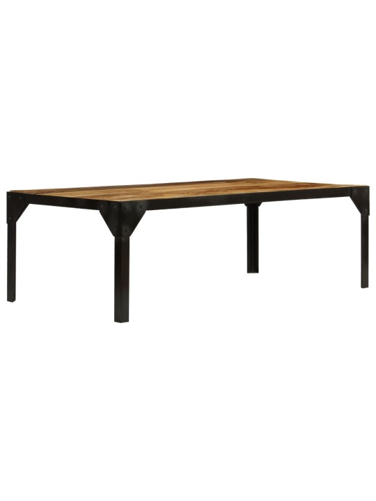 Kavos staliukas, 110cm, neapdor. mango med. masyvas ir plienas