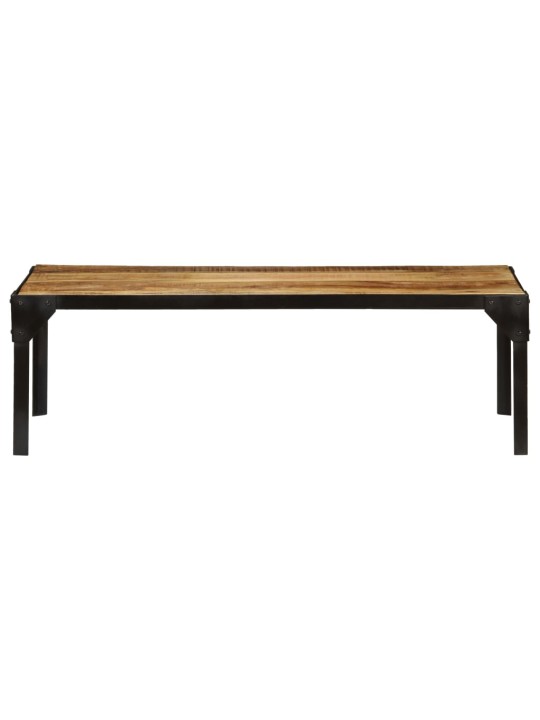 Kavos staliukas, 110cm, neapdor. mango med. masyvas ir plienas
