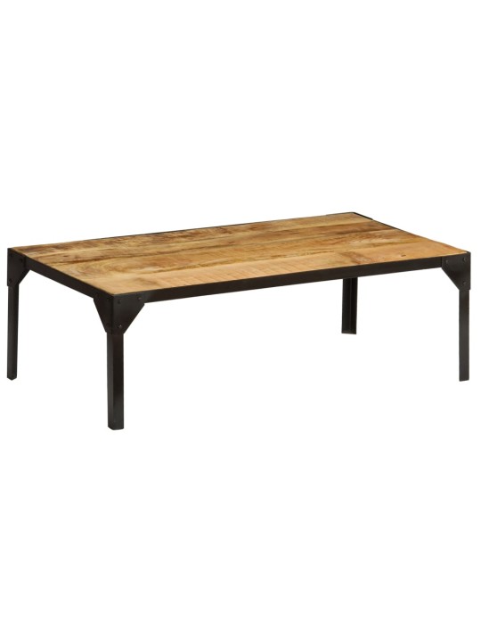 Kavos staliukas, 110cm, neapdor. mango med. masyvas ir plienas