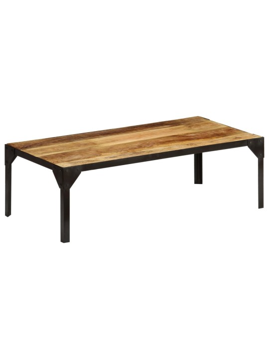 Kavos staliukas, 110cm, neapdor. mango med. masyvas ir plienas
