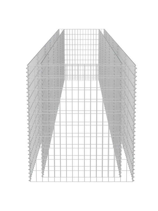 Gabiono vazonas, galvanizuotas plienas, 540x90x100cm, aukštas