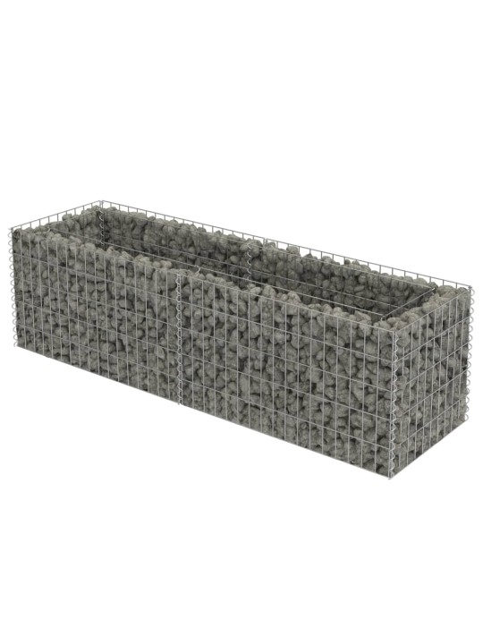 Gabiono vazonas, galvanizuotas plienas, 180x50x50cm, aukštas