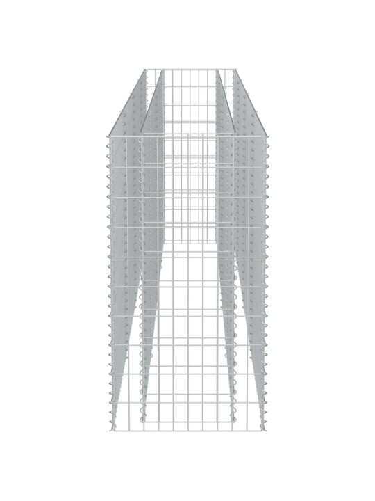 Gabiono vazonas, galvanizuotas plienas, 360x50x100cm, aukštas
