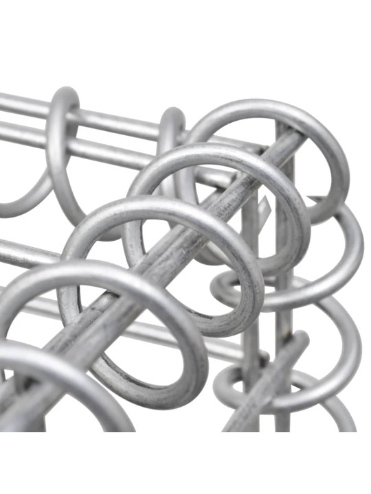 Gabiono vazonas, galvanizuotas plienas, 360x50x100cm, aukštas