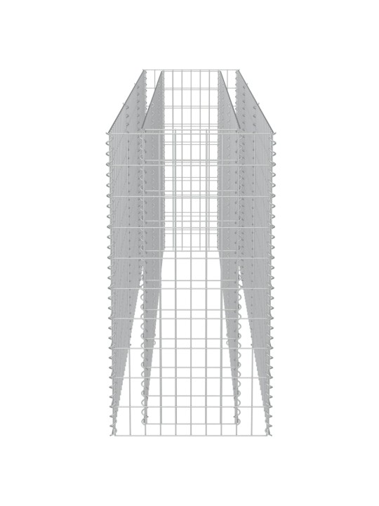 Gabiono vazonas, galvanizuotas plienas, 270x50x100cm, aukštas