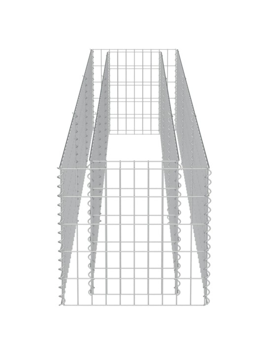 Gabiono vazonas, galvanizuotas plienas, 270x50x50cm, aukštas