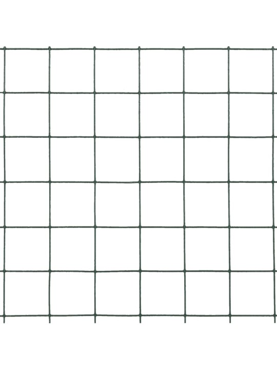 Vielos tinklas su PVC danga, žalias, 25x0,5m