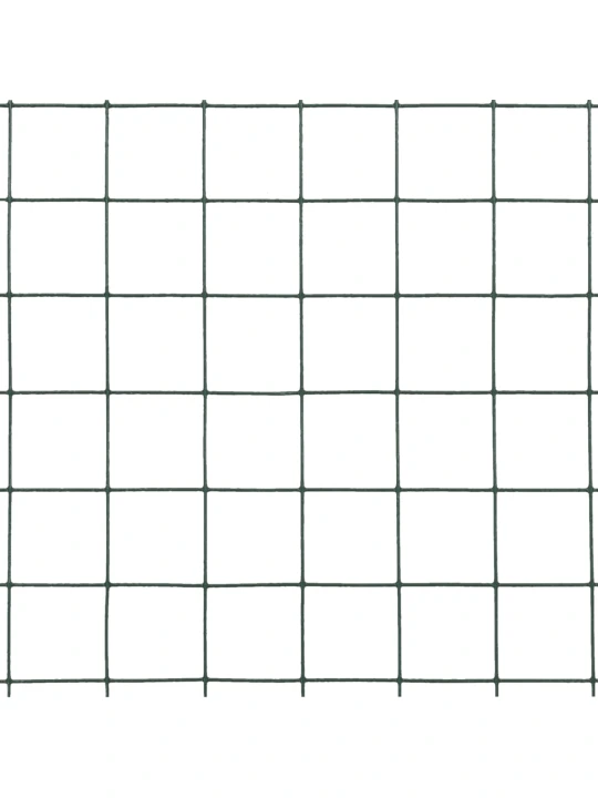 Vielos tinklas su PVC danga, žalias, 25x0,5m
