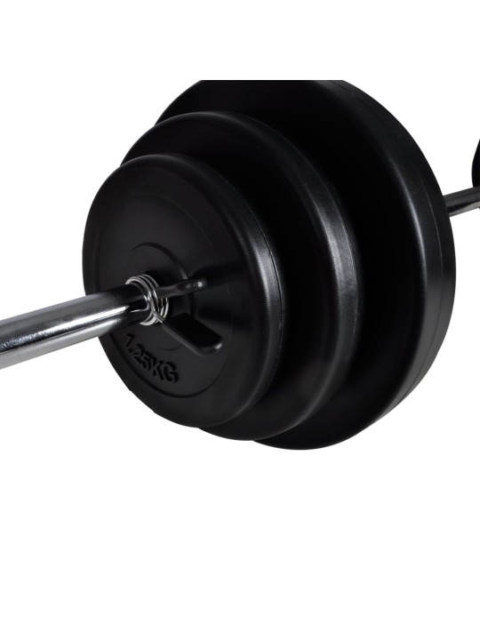 Reguliuoj. atsilenk. suoliukas su štanga ir hant. rink., 30,5kg