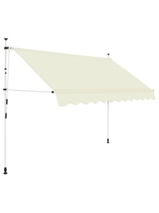 Rankiniu būdu ištraukiama markizė, kreminė, 250cm